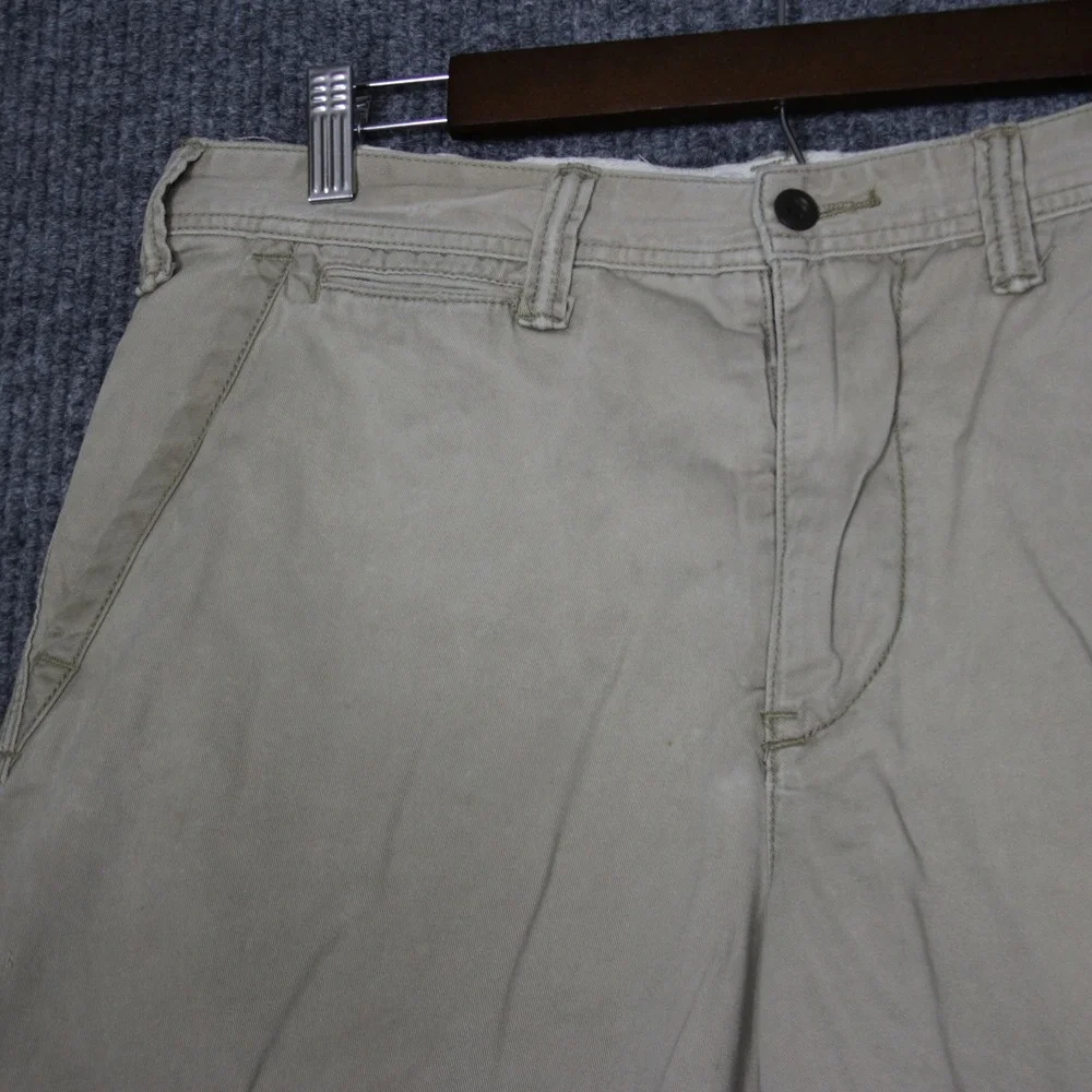 Polo‎ Ralph Lauren Mens Chino Shorts Khaki Size 32 Flat Front Casual